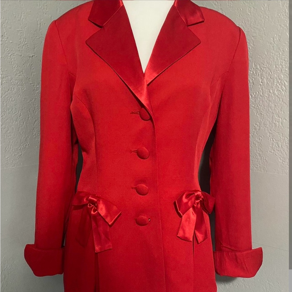 Elegant Red Women's Jacket